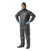 Does the Shoot Suit XL Black Reusable Paint Suit with Hood have a zipper?